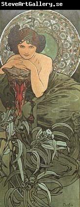 Alphonse Mucha The Emerald (mk19)